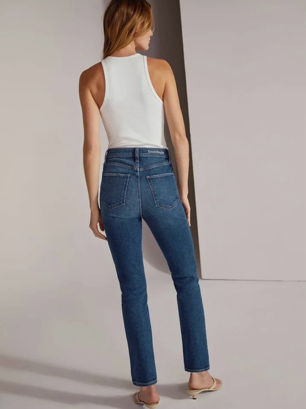 Favorite Daughter The Valentina Super High Waist Ankle Cigarette Jeans Dallas 27